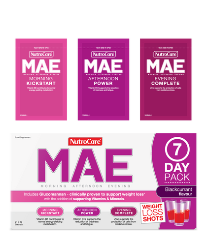 M.A.E Weight Loss Shots Blackcurrant Flavour