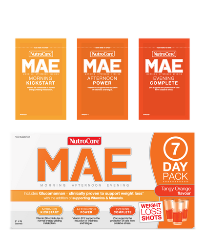 M.A.E Weight Loss Shots Tangy Orange Flavour