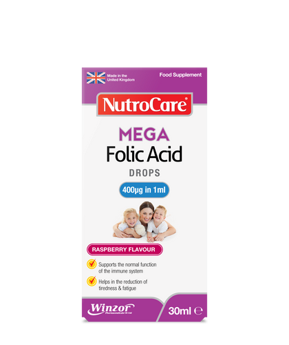 Mega Folic Acid 400µg in 1ml Drops