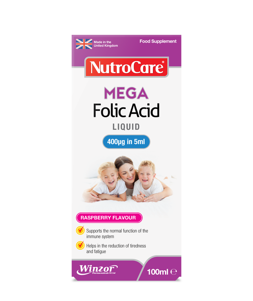 NutroCare Mega Folic Acid 400µg in 5ml