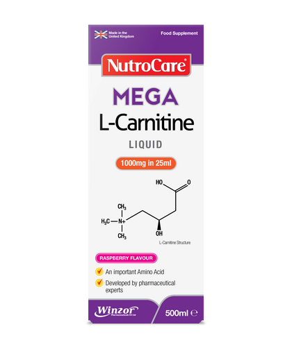 Mega L-Carnitine 1000mg Liquid