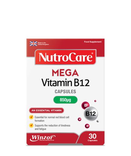 Mega Vitamin B12 850µg Capsules