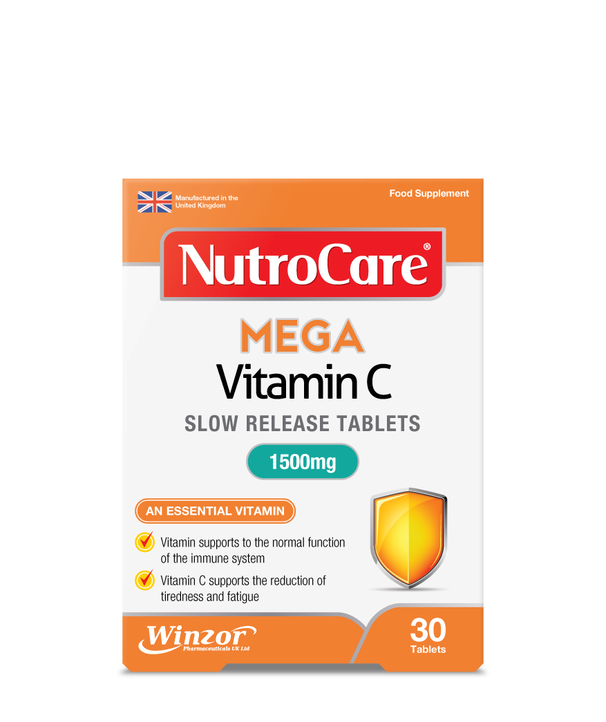 NutroCare Mega Vitamin C Slow Release Tablets 1500mg